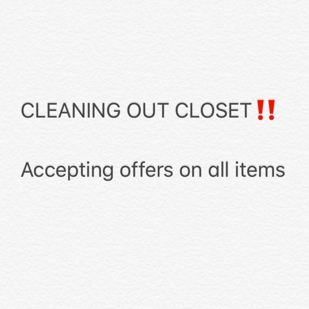 Make offers! I will be accepting reasonable ones!